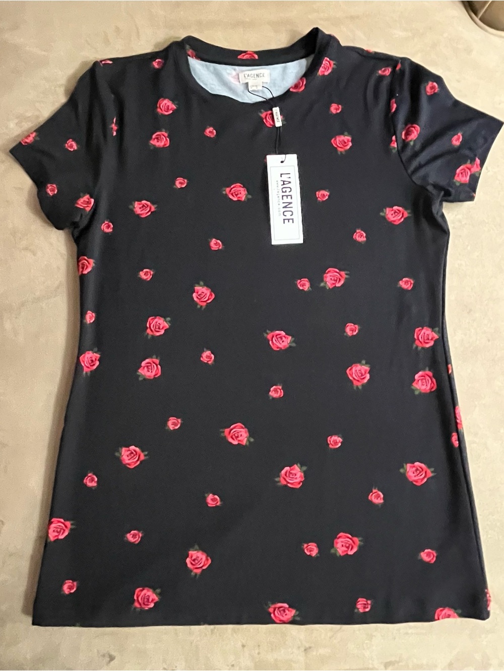 L’AGENCE Ressi Printed Jersey Top - Picture 10 of 10